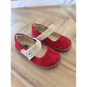 Livie & Luca Red and Beige Kids Shoes